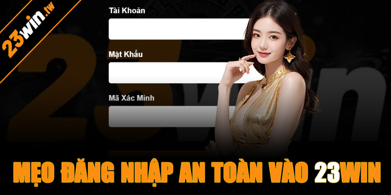 Mẹo đăng nhập an toàn vào 23win
