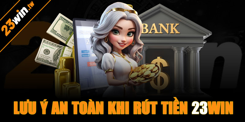 Lưu ý an toàn khi rút tiền 23win