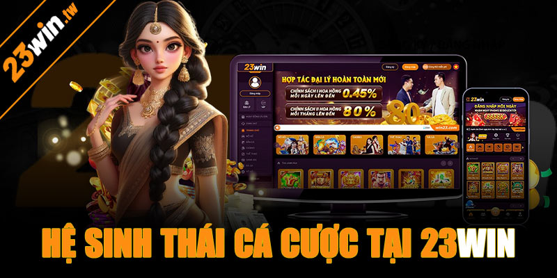 Hệ sinh thái cá cược tại 23win: Đa dạng và đẳng cấp