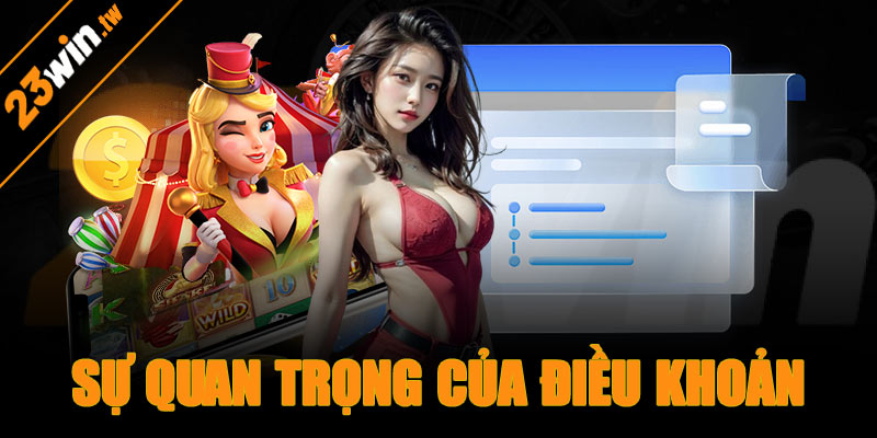 Điều khoản sử dụng quan trọng như thế nào tại 23win?