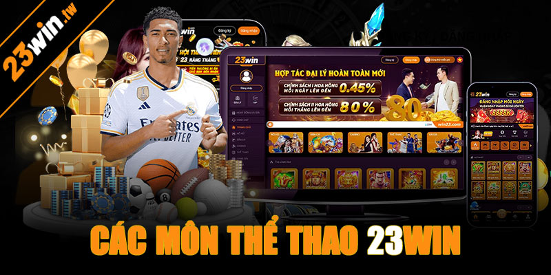 Các môn thể thao nổi bật của 23win